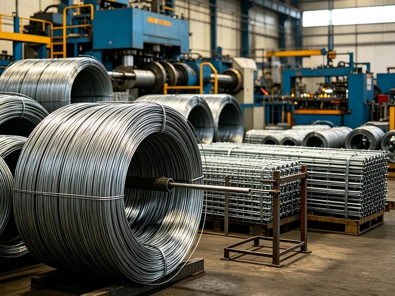 Vsestranska žica iz mehkega jekla za splošno pritrjevanje, okvirjanje in industrijske komponente brez vzmeti